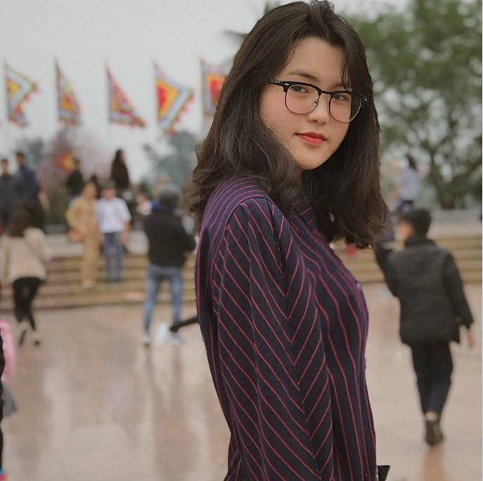 Nhan sắc của nữ sinh thanh lịch trường Nguyễn Bỉnh Khiêm